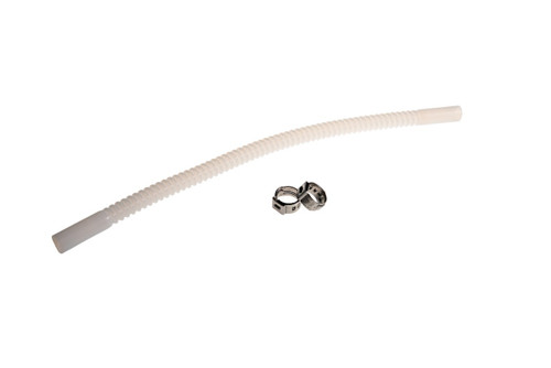 Redhorse Performance 1830027 Submersible Hose, In-Tank, 3/8 in. Diameter, 10 in. Long, PTFE, Clamps Included, Gas/E85, Each