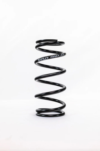 Swift Springs 080-250-150 B Coil Spring, Coil-Over, Barrel, 2.5 in. ID, 8 in. Length, 150 lb/in Spring Rate, Steel, Black Powder Coat, Each
