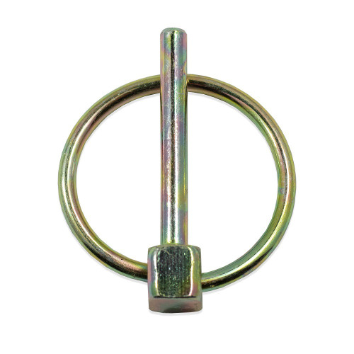 Wehrs Machine WM259C Torsion Clip, 0.188 in. OD, Steel, Yellow Zinc, Hood Pins, Each