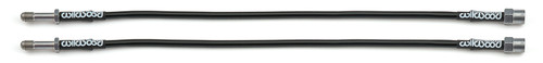 Wilwood 221-17412 Brake Hose Kit, Flexline, DOT Approved, 19 in. Long, 3 AN Hose, 3 AN Female Inlet, 3 AN Male Outlet, Black Rubber Coated, Front, BMW 330 Ci/M3 2001-06, Pair