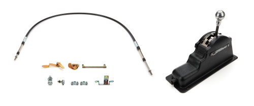 Winters 257-1 Shifter, Standard Sidewinder, Automatic, Floor Mount, Forward Pattern, Reverse Guard, 5 ft Cable, Hardware Included, Torqueflite 904, Kit