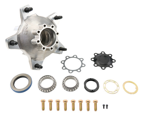 Winters 3754F Wheel Hub, Front, Wide 5, Bearings/Seal/Wheel Studs Included, Aluminum, Natural, Each