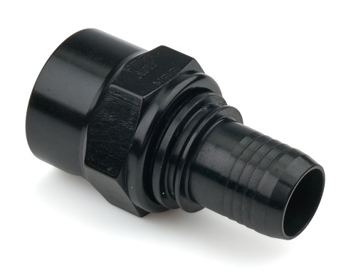 XRP-Xtreme Racing Prod. RC220010TDBB Fitting, Race, Hose End, Straight, 10 AN Crimp to 10 AN Female, Aluminum, Black Anodized, Each
