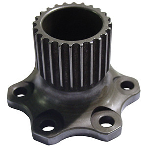 Winters 62446A Crankshaft Coupler, Standard, 18 Spline, HTD Pulley, Aluminum, Gray Anodized, Chevy V8, Each
