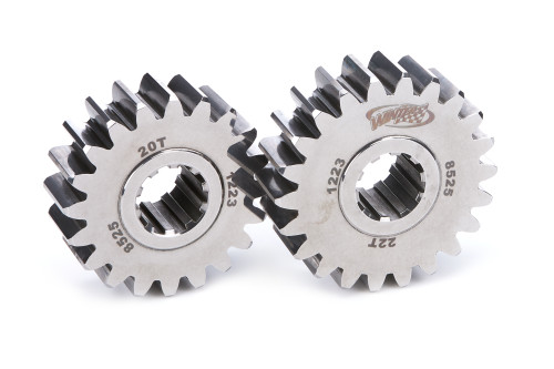 Winters 8525 Quick Change Gear Set, 8500 Series, Set 25, 10 Spline, 4.12 Ratios 4.53/3.75, 4.86 Ratios 5.34/4.42, Steel, Polished, Each
