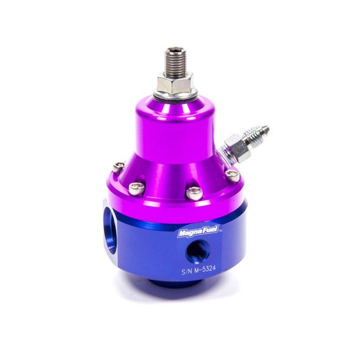 MagnaFuel MP-9950-B ProStar Fuel Pressure Regulator, 35-85 PSI, Blue/Purple Anodized