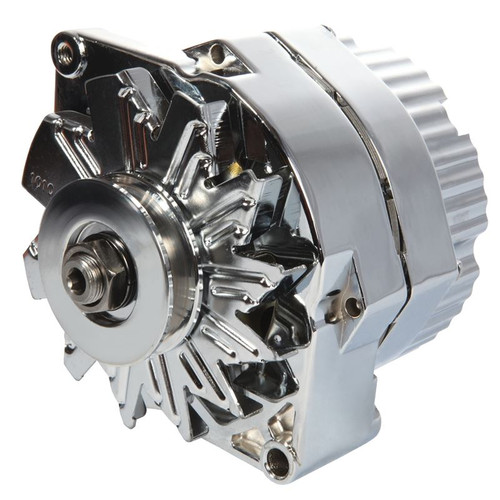 ProForm 66445N Alternator GM 73-86 with Internal Regulator Machined Pulley Chrome