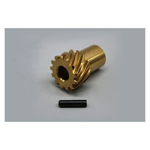 PRW 0735003 0.491" Small/Big Block Chevy Reverse Rotation Bronze Distributor Gear