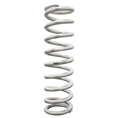 QA1 12HT080 12 in. Long, 2.5 in. I.D. High Travel Coil Spring, 80 lbs. Silver
