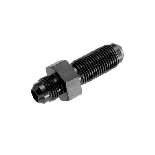 Redhorse 832-08-2 Bulkhead Fitting, -08 AN, Straight, Black, Aluminum, Each