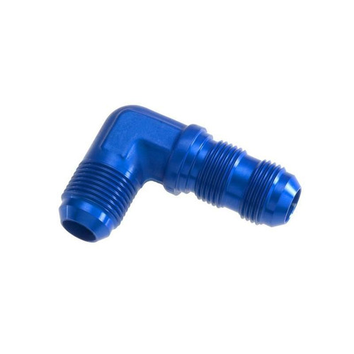 Redhorse 833-03-1 Bulkhead Fitting, -03 AN, 90 Degree, Blue, Aluminum, Each