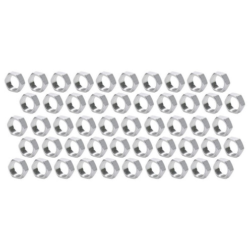 Allstar ALL18296-50 Jam Nuts 5/8-18 in. Right Hand Aluminum, Thin O.D. Pack of 50