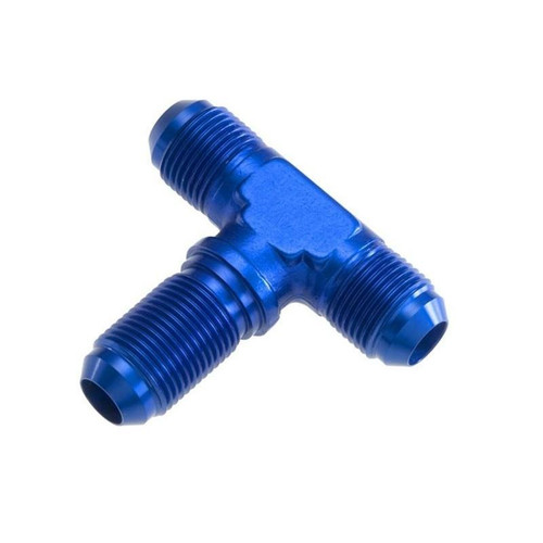 Redhorse 834-10-1 Bulkhead Tee Fitting, -10 AN, Blue, Aluminum, Each