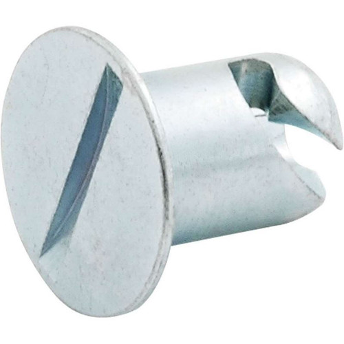 Allstar ALL19212 Quick Turn Button, 7/16 in. Flish Slotted, 0.55 in Length, Steel, Zinc, Pack of 50