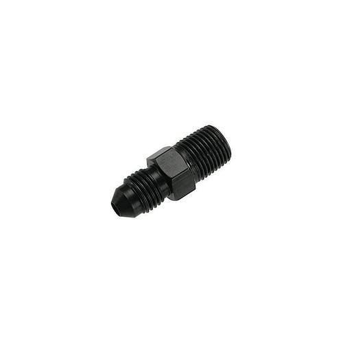 Redhorse 816-04-04-2 Fitting -04 AN To 1/4 in. NPT, Straight, Aluminum, Black