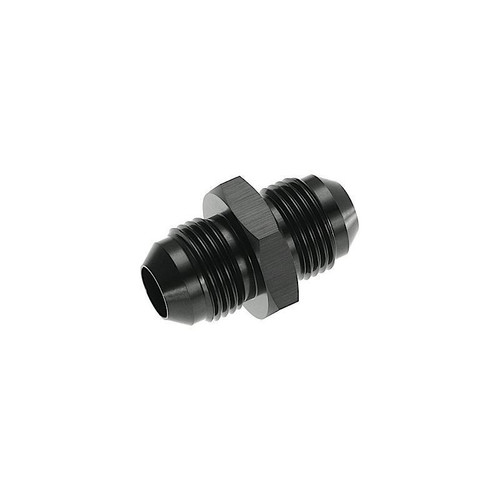 Redhorse 815-06-2 Fitting, -6 AN Male Union, Aluminum, Black Anodized, Each