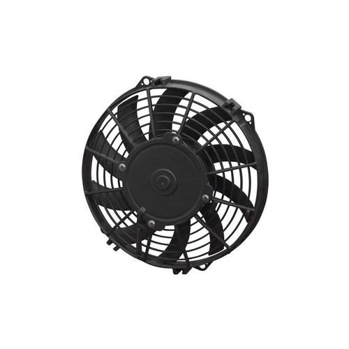 SPAL 30100452 9 in. Diameter Electric Fan, Puller 625 CFM, Curved Blades, Plastic, Each