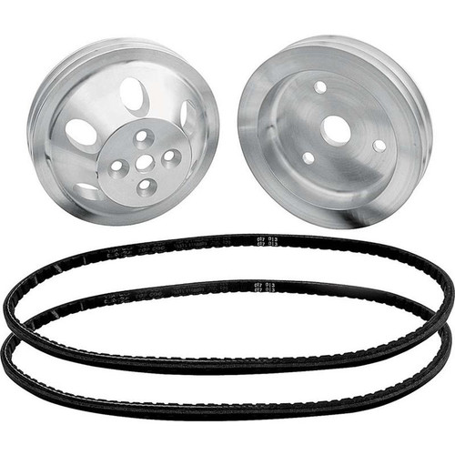 Allstar Performance ALL31083 1:1 Pulley Kit for use w/o Power Steering