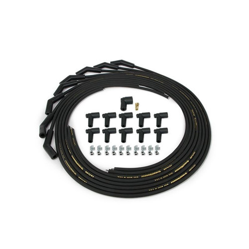 Taylor Cable 50053 8mm StreeThunder Universal Black Ignition Wires with 135 Degree Plug Boots