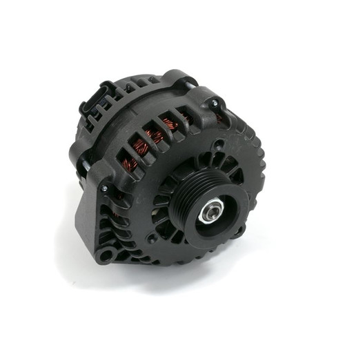 TSP ES1024BK GM AD244 Style 220 AMP Alternator, Serpentine, Black