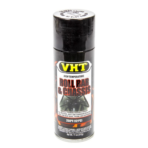 VHT SP670 Gloss Black Paint, Roll Bar and Chassis, Epoxy, 11.00 oz. Aerosol, Each