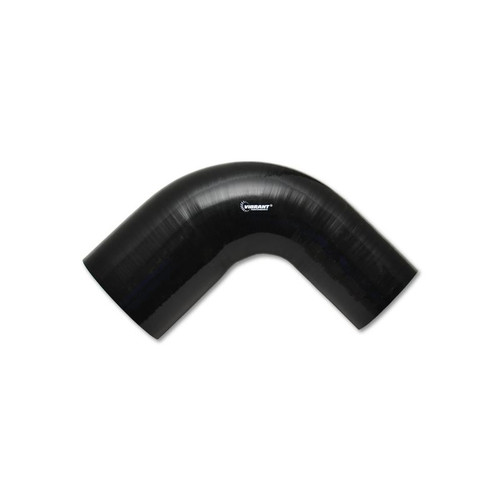 Vibrant Performance 2781 90 Degree Reducer Elbow, 2.5 in. I.D. x 2.75 in. I.D. x 3.5 in. Long, Black