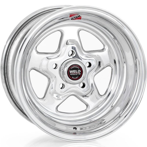 Weld 96-58276 Pro Star Series Wheel, 15 in. x 8 in., 5 x 4.75 in Bolt Circle, Polished