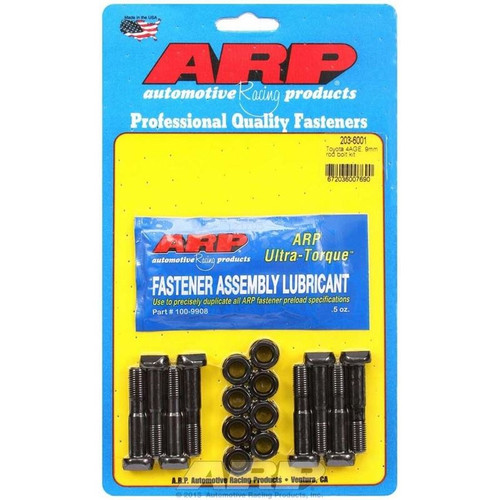 ARP 203-6001 Toyota 4-Cyl. High Performance Connecting Rod Bolts, Hex, Chromoly, Set of 8