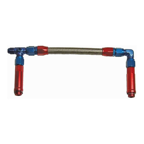 Big End Performance 12113 -6AN Dual Inlet Carburetor Line Kit, Demon w/9/16-24 Bowls