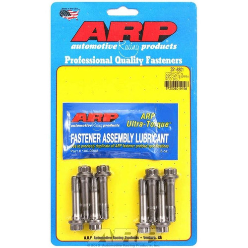 ARP 251-6301 Ford 4-Cyl. Pro Connecting Rod Bolts, 12-Point, Wave-Loc, ARP2000, Set of 8