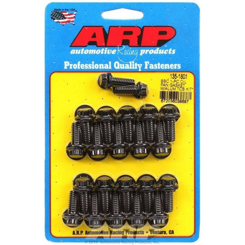 ARP 135-1801 Mopar Hemi Gen III, Oil Pan Bolt Kit, Flanged 12-Point, Steel, Black Oxide