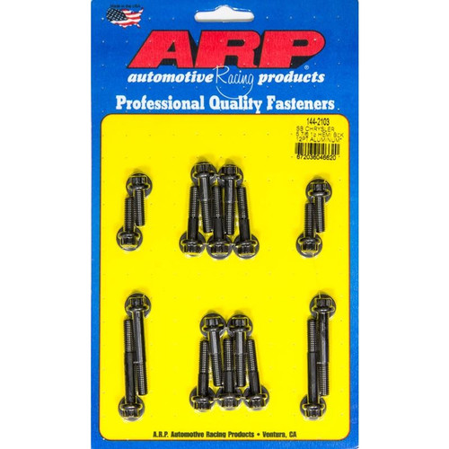 ARP 144-2103 Mopar Hemi, Intake Manifold Bolt Kit, M6 x 1.0 Thread, 12-Point, Chromoly