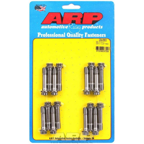 ARP 234-6302 LS, Pro Connecting Rod Bolts, 12-Point, ARP2000, Set of 16