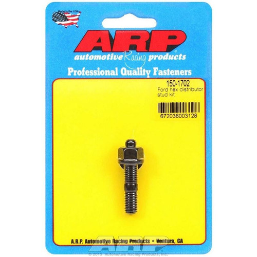 ARP 150-1702 BB Ford, Distributor Stud, Hex Head, Chromoly, Black Oxide, Each