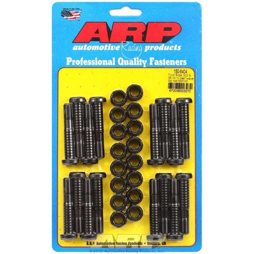 ARP 150-6404 BB Ford, High Performance Connecting Rod Bolts, Hex, Wave-Loc, Chromoly, Set of 16