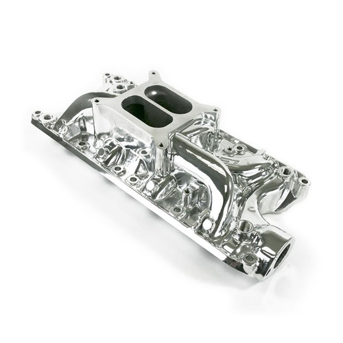 TSP 84000 Small Block Ford Carbureted Polished Aluminum Dual Plane Intake Manifold