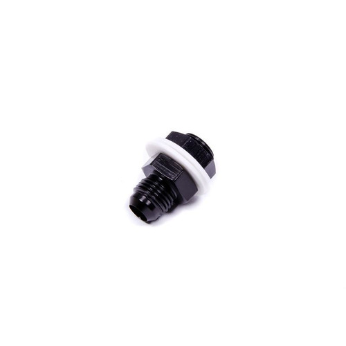 Aeromotive 15644 Fuel Cell Bulkhead Fitting, -6 AN, Straight, Black, Aluminum, Each