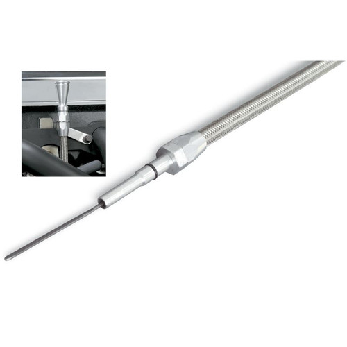 Lokar X1220227 Astina Di Livello Olio Con Bloccaggio Per Motori GM LS – Treccia In Acciaio, Flessibile, Prodotto USA