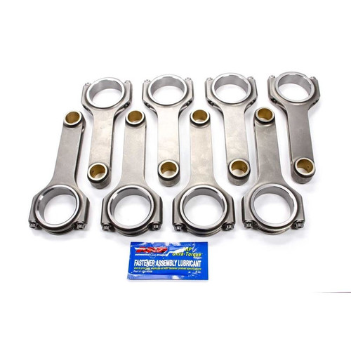 Scat 6638522 BBC 4340 H-Beam Connecting Rods, 6.385 in. Length, 8740 7/16 in. Bolt