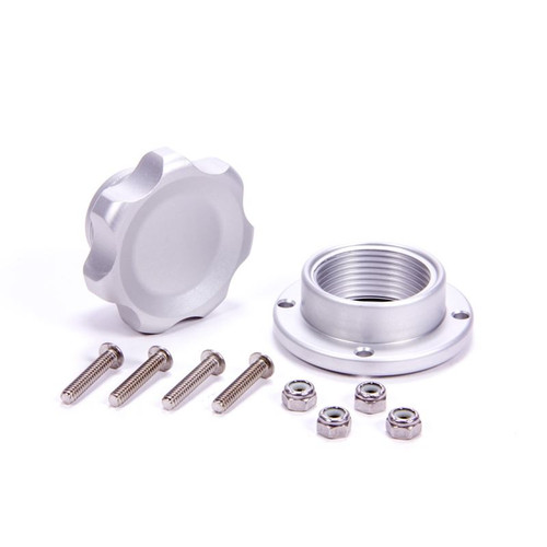 Allstar Performance ALL36180 Filler Cap Silver with Bolt-In Alum Bung Small