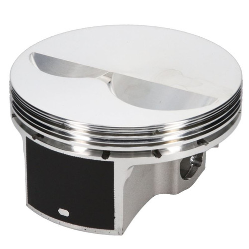 JE Pistons 258027 Small Block Chevy Forged Piston, Flat Top, 4.045 in. Bore, -4.1cc, Kit
