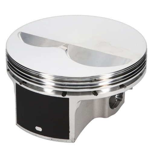 JE Pistons 258029 Small Block Chevy Forged Piston, Flat Top, 4.035 in. Bore, -4.1cc, Kit