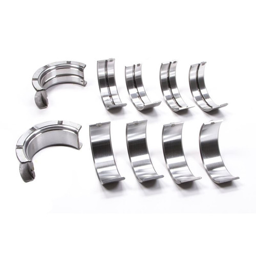 King Bearing MB 529HP STDX SB Ford, Main Bearings, HP-Series, Extra Oil Clearance, 1/2 Groove, Set of 5