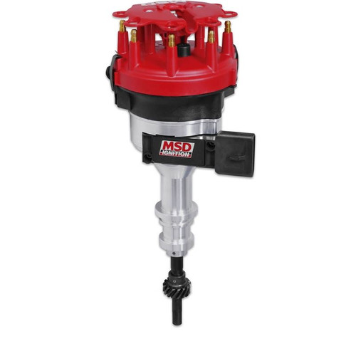 MSD Ignition 8452 SB Ford, Pro-Billet Ready-To-Run EFI Distributor, Male/HEI, Magnetic