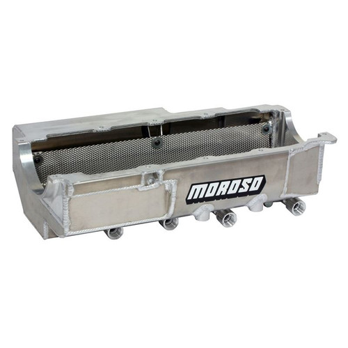 Moroso 21581 BB Chevy IV, Ultra-Pro Modified Oil Pan, Full Sump, Aluminum, Natural