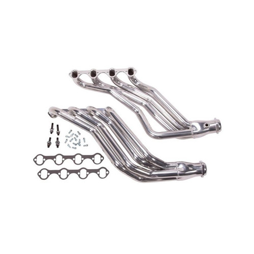 BBK 15940 1986-1993 Mustang 1-3/4 in. Full-Length Steel Headers, Silver Ceramic