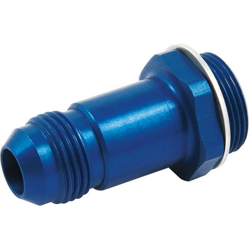 Allstar Performance ALL50904 Fuel Bowl Fitting  7/8-20 in. to -8 AN Male, Blue, Extended