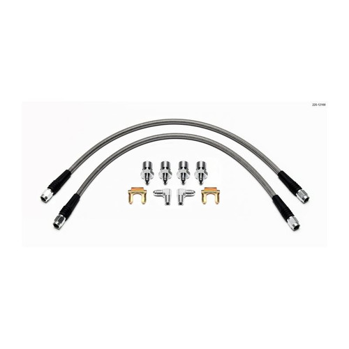 Wilwood 220-12168 1965-1969 Mustang, Flexline Kit, Front