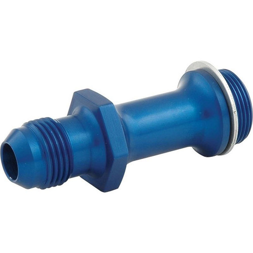 Allstar Performance ALL50905 Fuel Bowl Fitting  7/8-20 in. to -8 AN Male, Blue, Extended