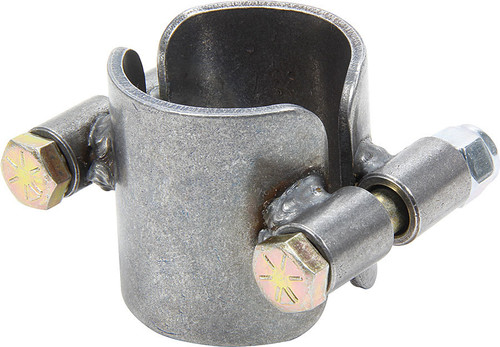 Allstar Performance ALL14485 Tube Clamp, 2-Bolt, 1-3/4 in ID, 2 in Wide, Steel, Natural, Each